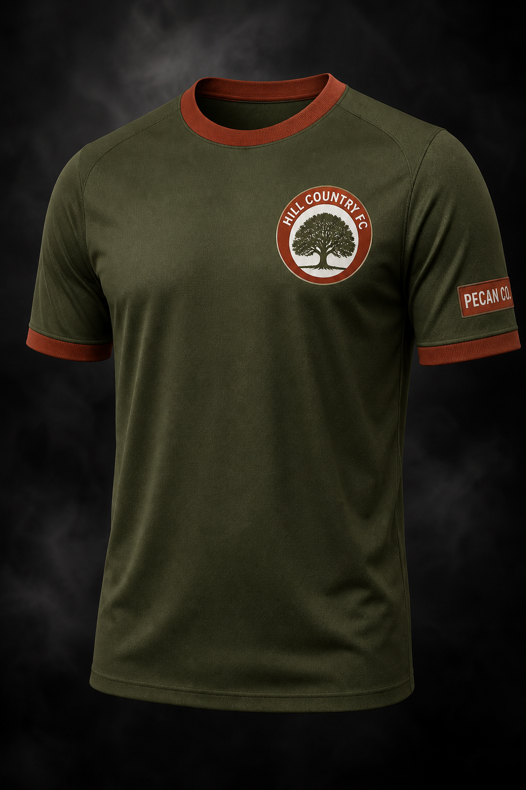 Hill Country FC Home kit front