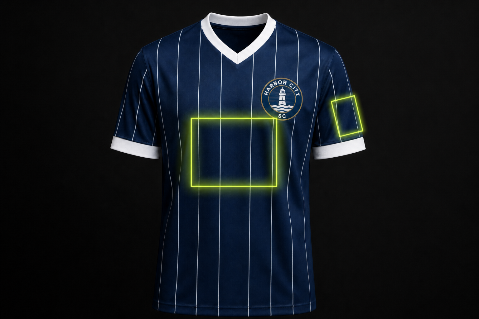Same Harbor City jersey with print spots open for bids
