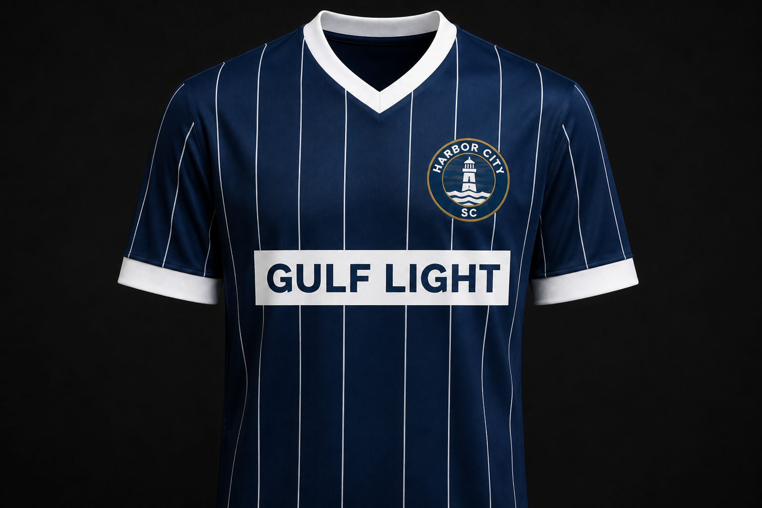 Same Harbor City kit with the winning chest logo approved